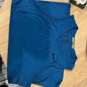 Nike Pro Royal Blue Sleeveless Top